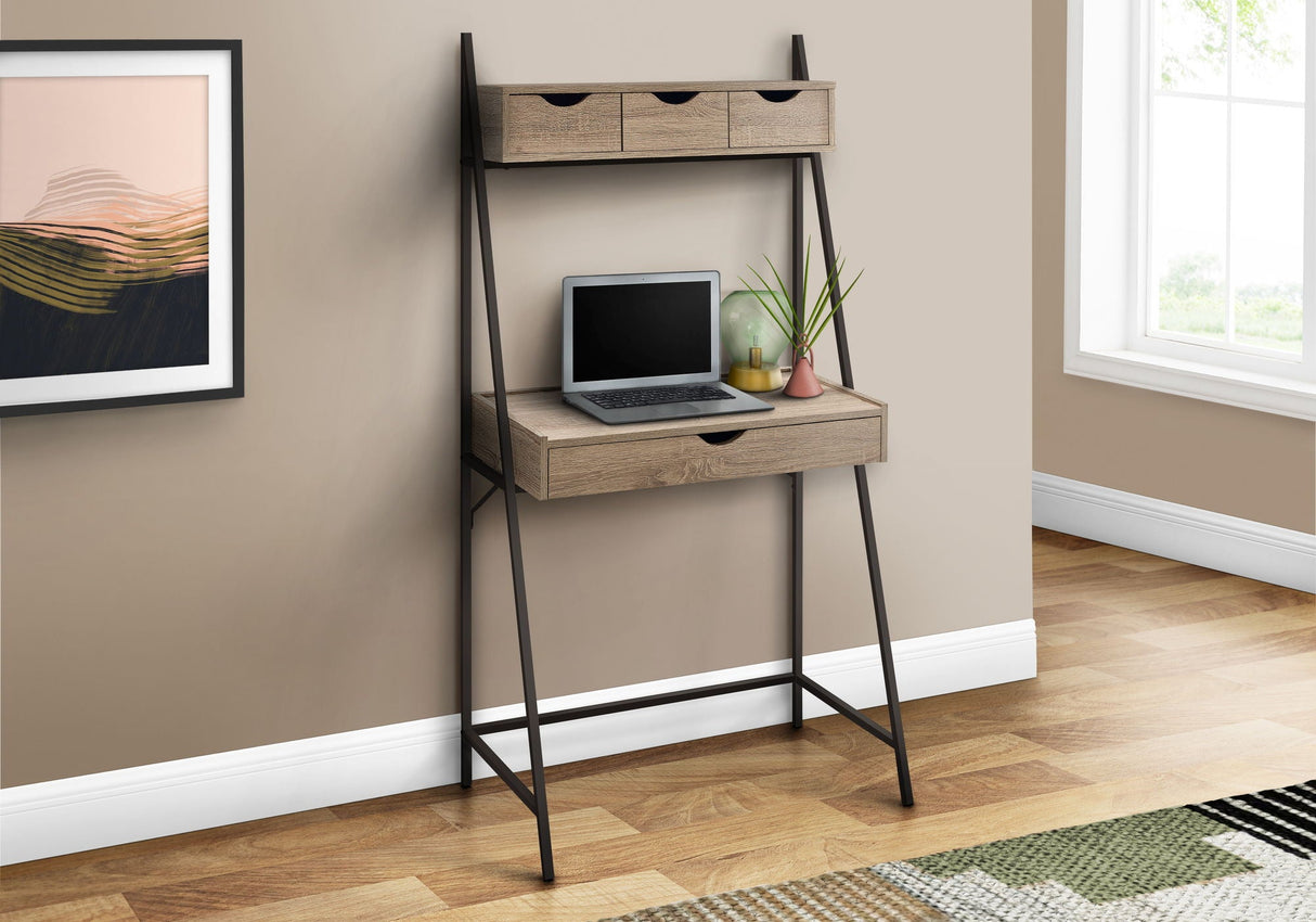 Computer Desk For Home Office, Laptop, Leaning, Storage Drawers, Contemporary & Modern - Best Buy Furniture