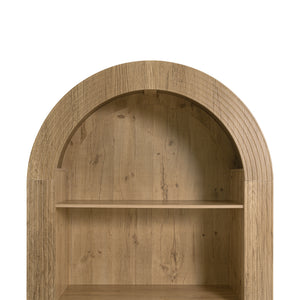 78.74" Tall Arched Bookcase