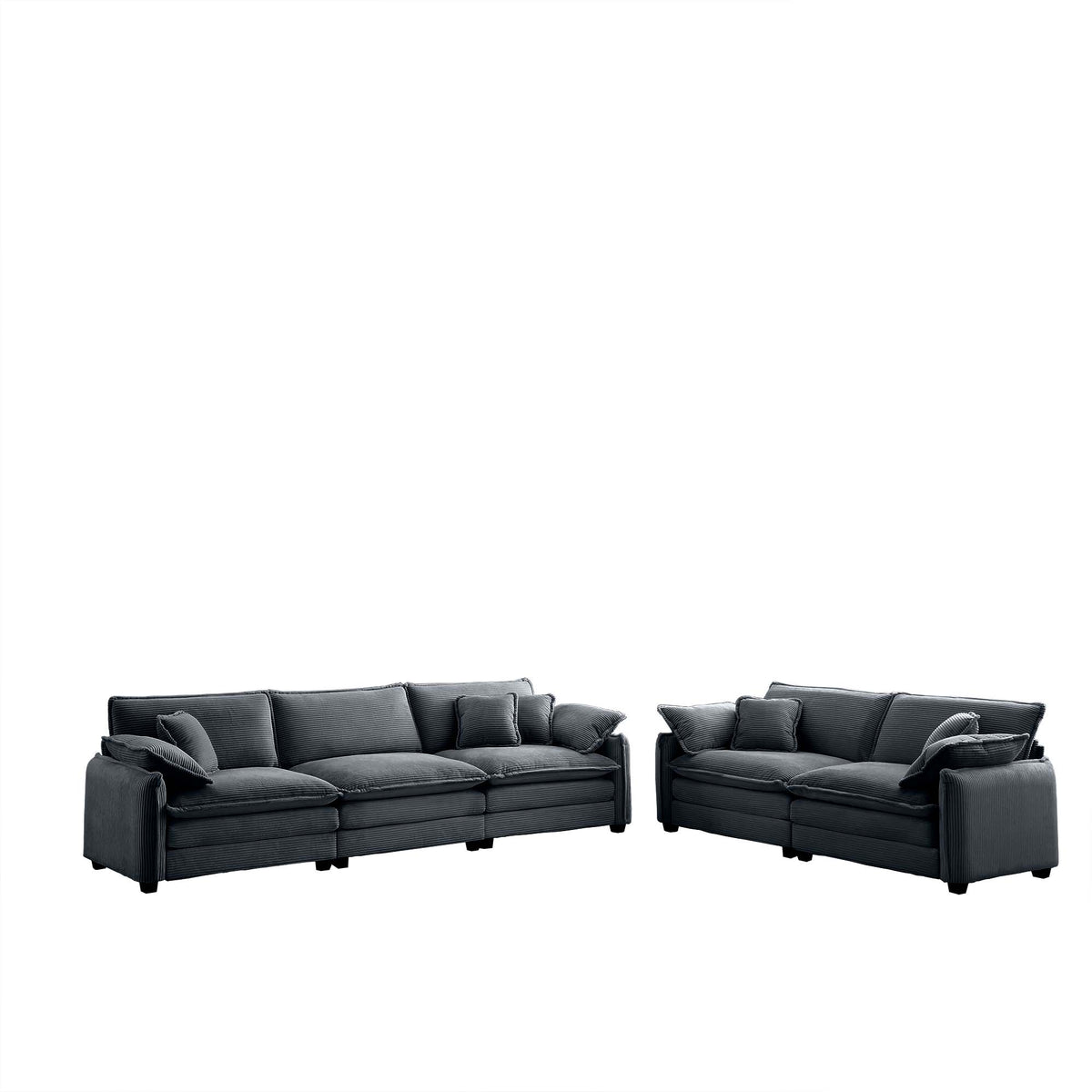 Family Sofa Set - Deep Seat Sofa for Home Cinema and Living Room