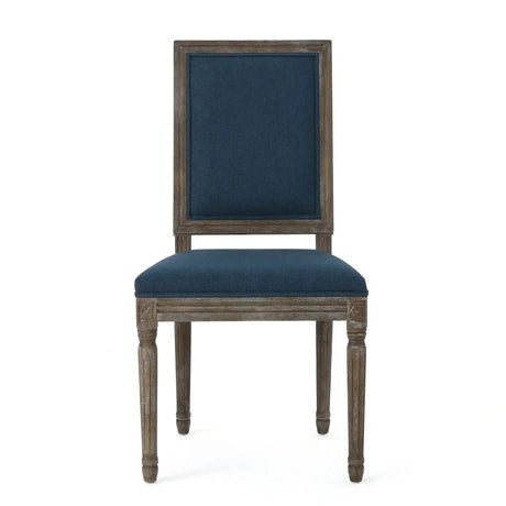 Traditional Style Dining Chair Set With Fabric Upholstery - Best Buy Furniture