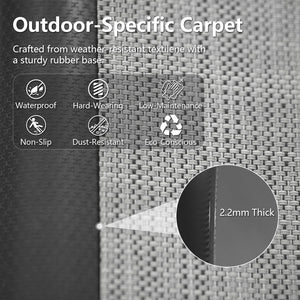 8x16Ft Resin Outdoor Storage Shed with Carpet