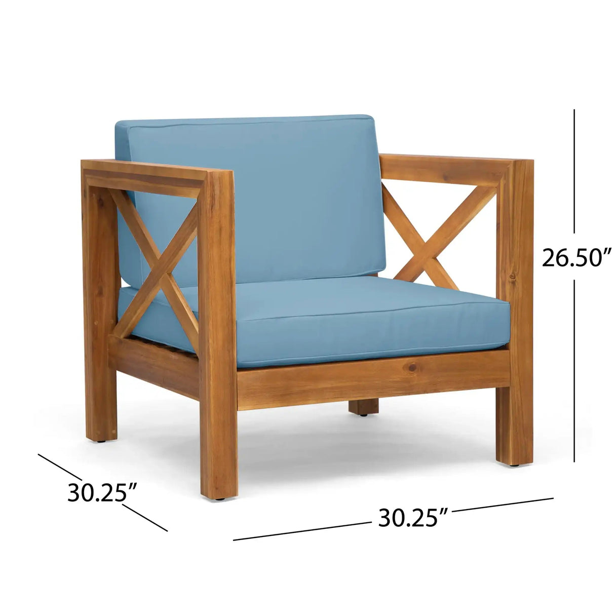 Brava - Mid - Century Modern Club Chair With Water Resistant Cushions - Best Buy Furniture