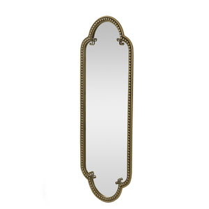 Scalloped Oval Wall Mirror, Vintage