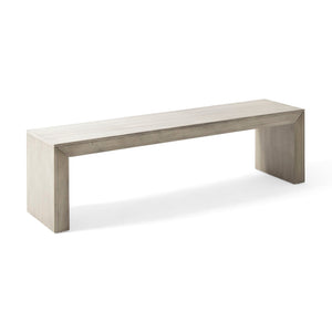 Acacia Wood Dining Bench, Farmhouse Style - Best Buy Furniture