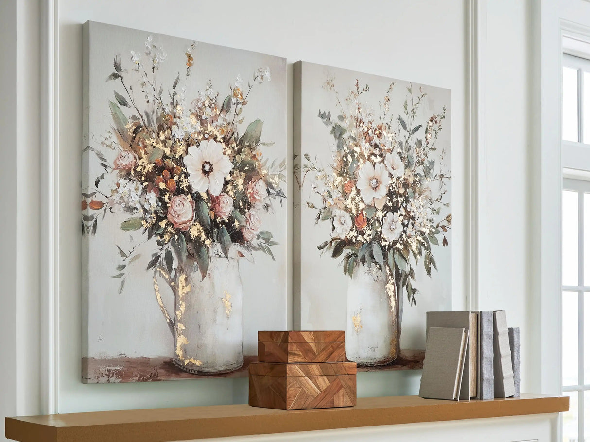 Faisaldon - Wall Art Set (Set of 2) - Multi - Best Buy Furniture