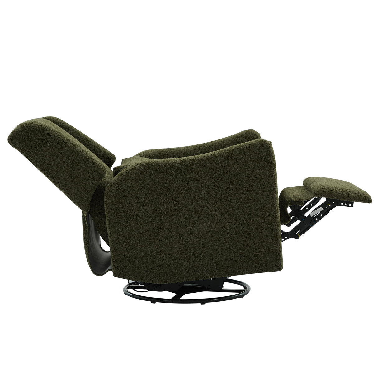 Wide Wingback Swivel Glider Rocker Recliner Chair
