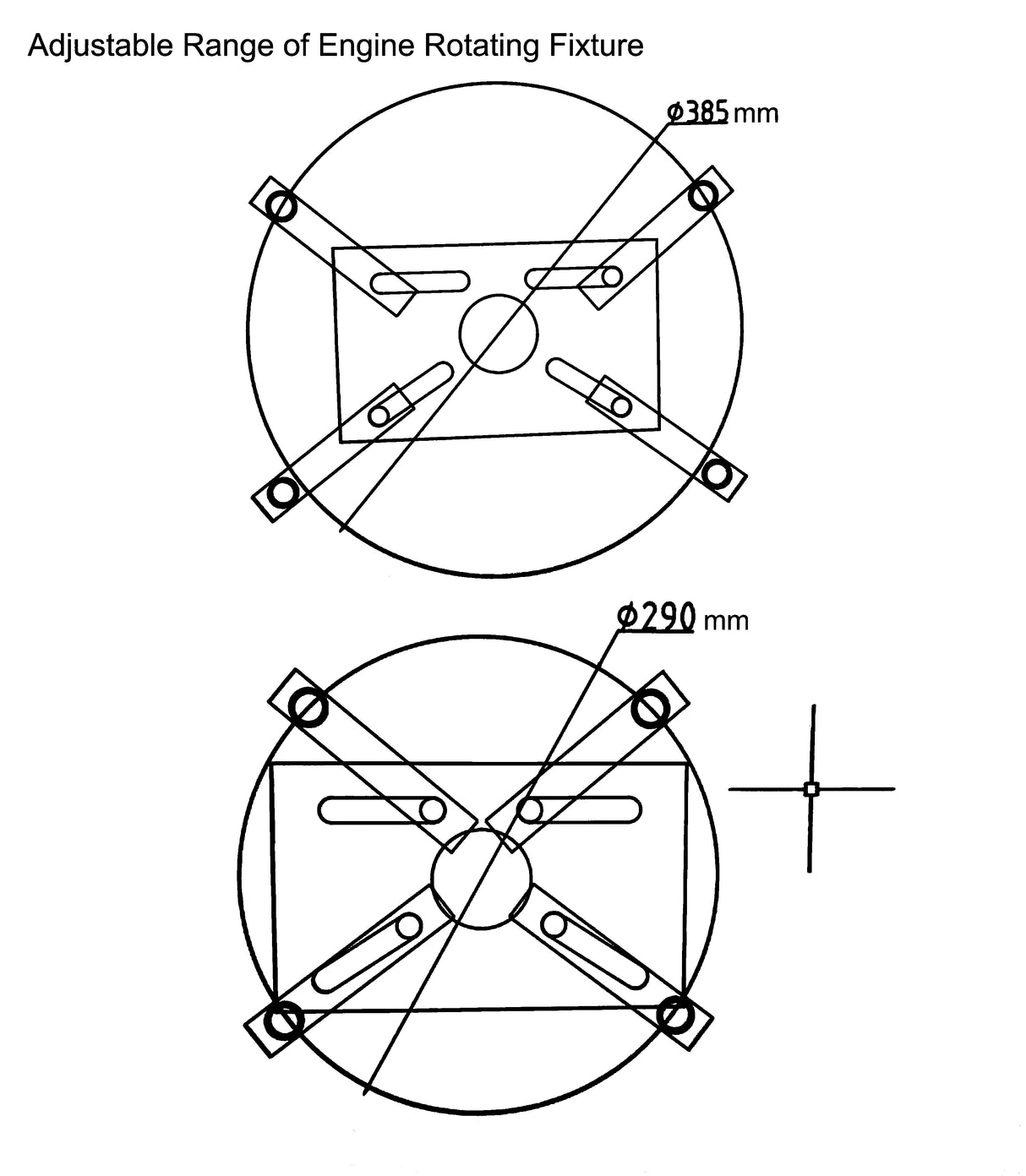 Engine Stand with Rotating Head - 1000lbs Capacity