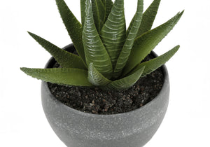 6" Tall, Artificial Plant, Succulent, Indoor, Faux, Fake, Table, Greenery, Potted, Decorative (Set of 3) - Green / Gray - Best Buy Furniture