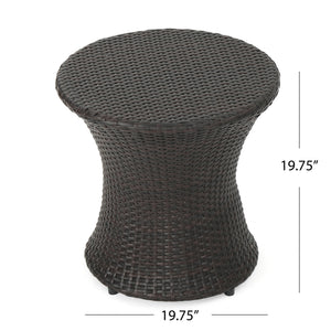 19" Kono Hourglass Table (No Glass Top) End Table