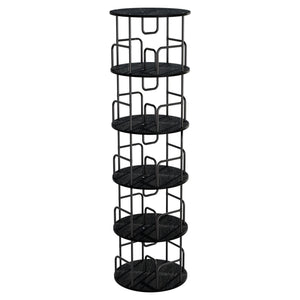 Rotating Bookshelf Tower 5 Tier Spinning 360 Degree Revolving Storage Shelf