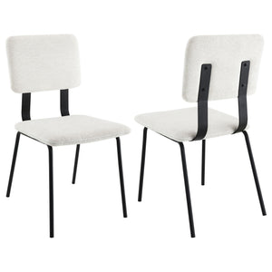 Bixby - Upholstered Dining Side Chair (Set of 2) - White