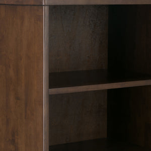 Harper - Bookcase With Storage - Walnut Brown