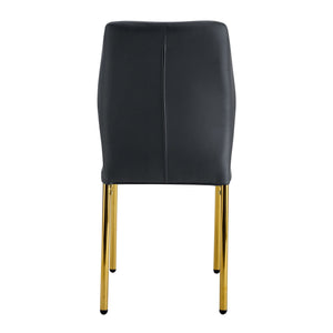 Luxury Simple Chair With Metal Leg