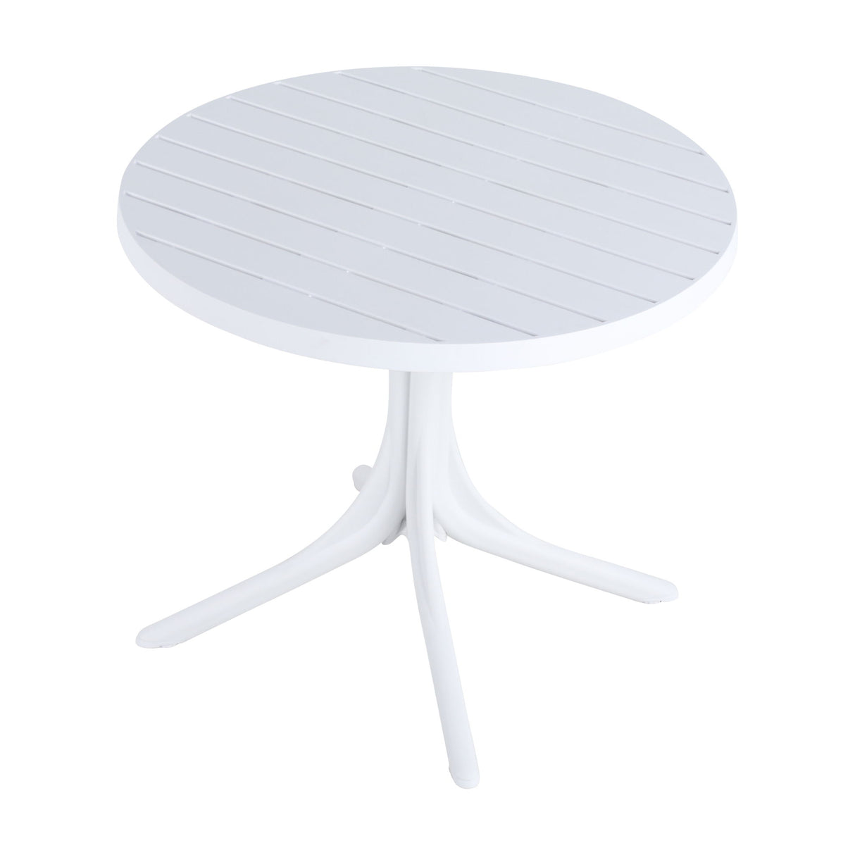 4 Piece Set Of Single Chairs, Traditional Elements With Round Table