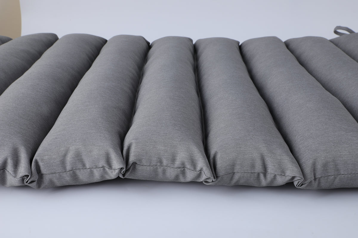 Outdoor Lounge Chair Cushion Replacement Set - Grey 2PC