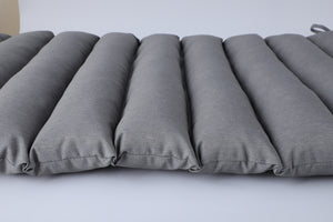 Outdoor Lounge Chair Cushion Replacement Set - Grey 2PC