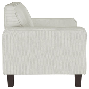 Xana - 2 Piece Upholstered Track Arm Sofa Set - Greige