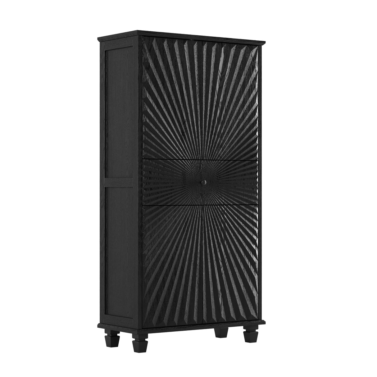 64.5'' Tall Accent 4-Door Cabinet