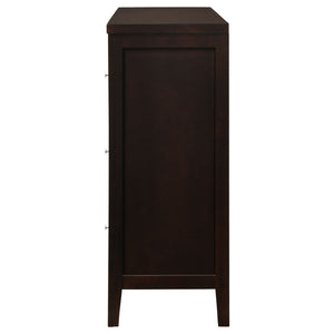 Wedgewood - 6 Drawers Dresser - Cappuccino