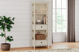 Bolanburg - Display Cabinet - Antique White - Best Buy Furniture