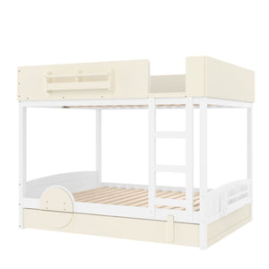 Queen Bunk Bed with Trundle