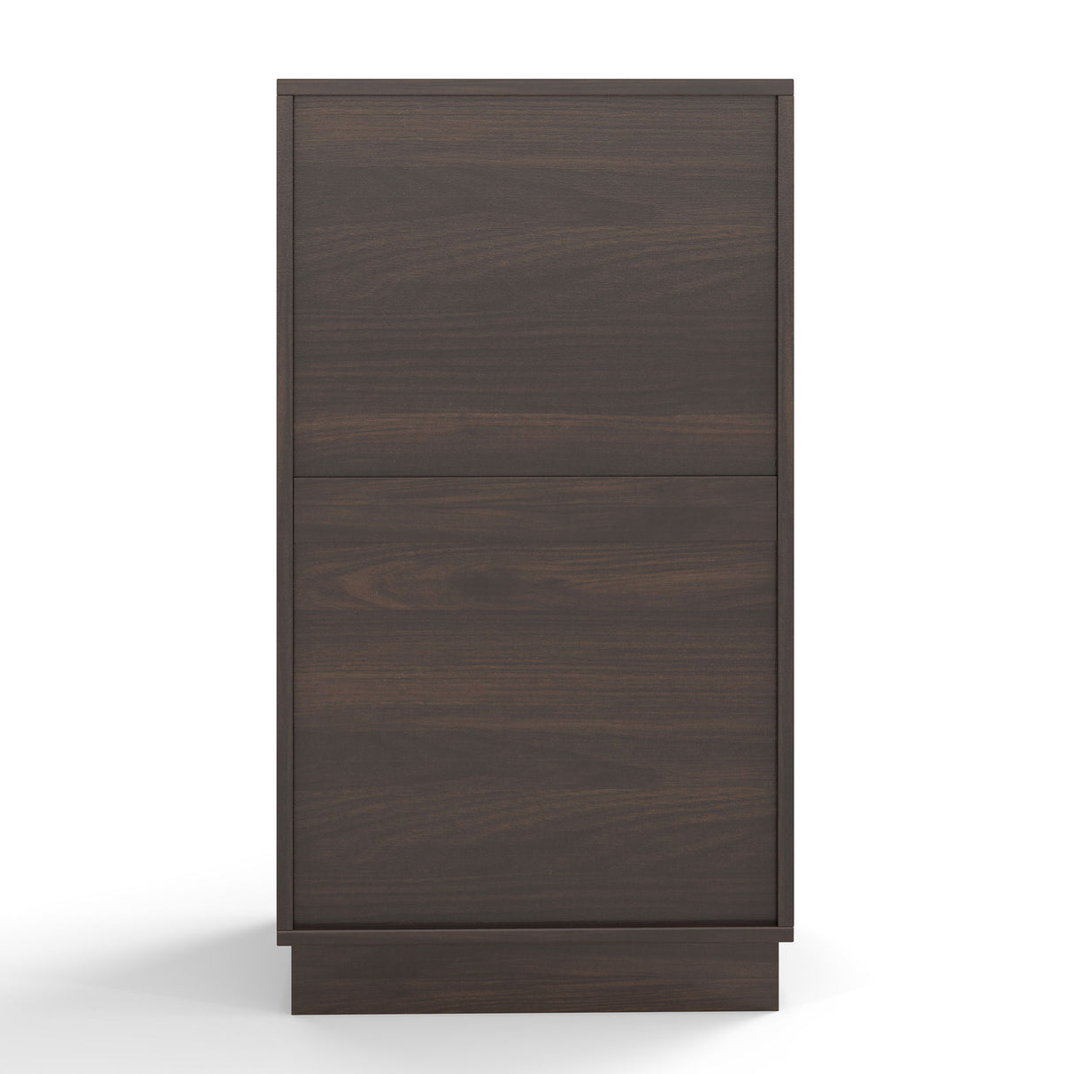 Tilt Out Trash Can Cabinet With Wave Textured Drawer & Pull Out Bin