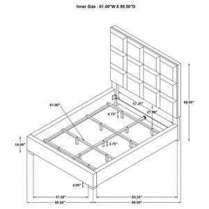 Frances - Panel Bed
