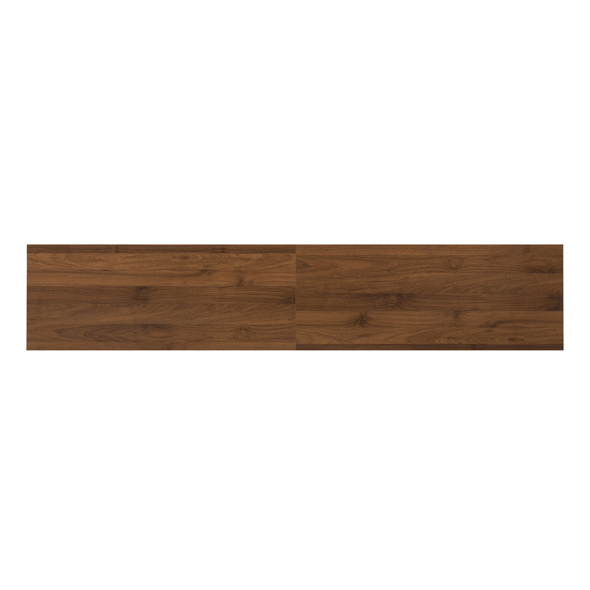 TV Stand For TVs, Entertainment Center With Closed Storage & Cable Management, Soft Closing Hinges - Walnut