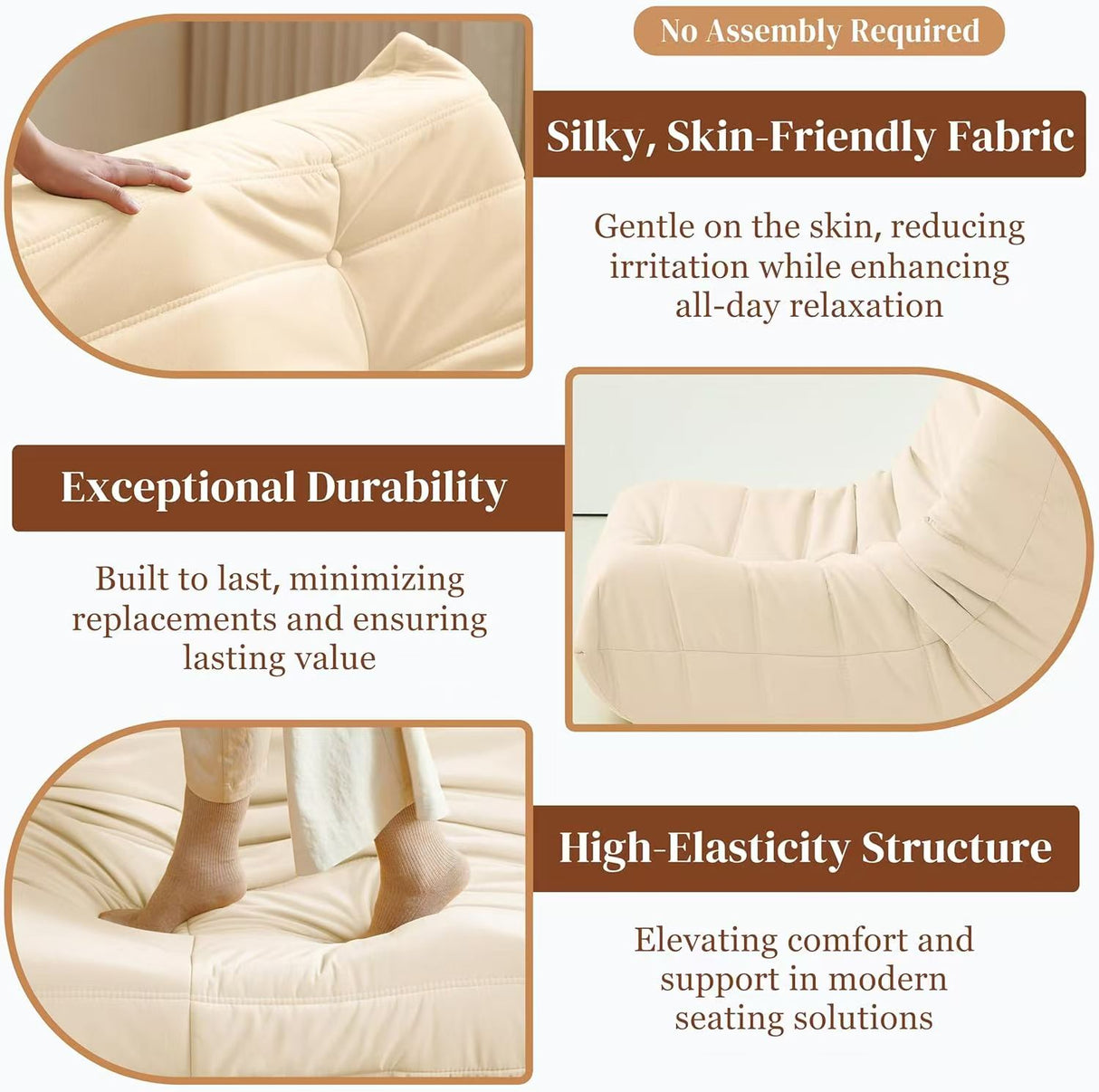 Luxury Accent Chair Button-Tufted Detail