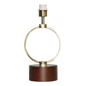 Bedroom Table Lamp With Circular Design - White