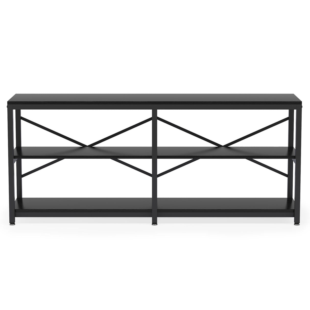 Console Table With X Back Design, Extra Long Storage