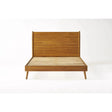 Okioki - Mid-Century Wood Bed - Best Buy Furniture
