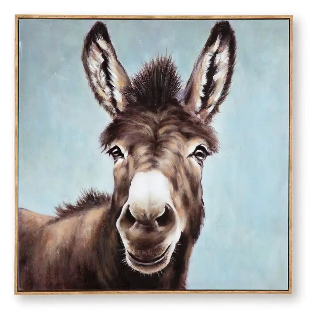 Landerton - Wall Art - Brown / Blue / White - Best Buy Furniture