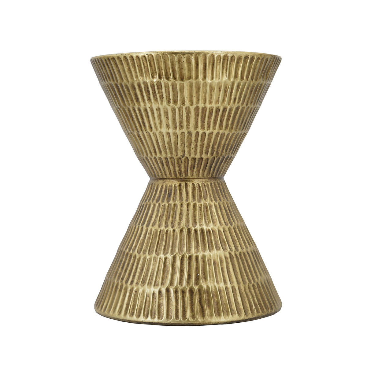 Antique Hourglass Side Table