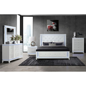 Adalid - Chest With LED Lighting - White