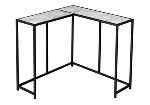 Corner Accent Console Table For Entryway, Unique L-Shaped Design - Best Buy Furniture