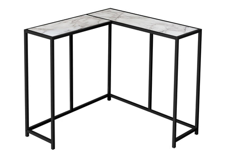 Corner Accent Console Table For Entryway, Unique L-Shaped Design - Best Buy Furniture