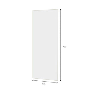 Modern Full Length Mirror With High Definition Shatter Proof Glass And Aluminum Alloy Frame
