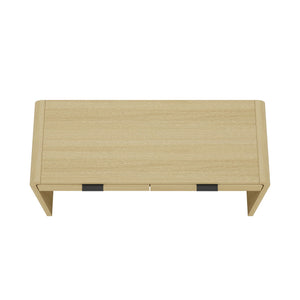 Grace - Office Desk & 2 Drawers - Oak