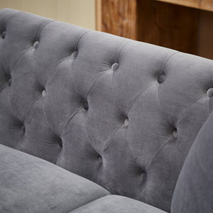 Streamline Modern L-Shaped Corner Sofa