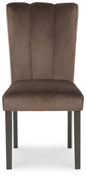 Jeshina - Dining Upholstered Side Chair (Set of 2) - Mocha - Best Buy Furniture