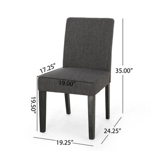 Contemporary Dining Chair With Upholstered Seating And Tapered Legs - Best Buy Furniture