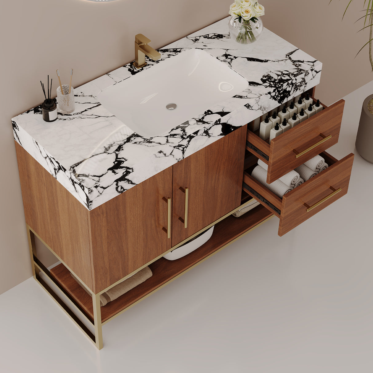 36" Modern Free-Standing Bathroom Vanity