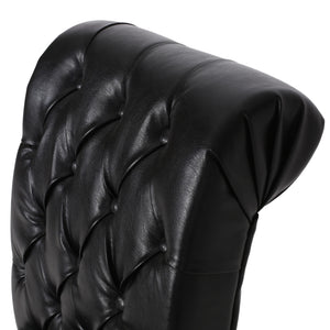 Broxton - Tuft Dining Rolltop Chairs With Button Tufted Backrest (Set of 2)