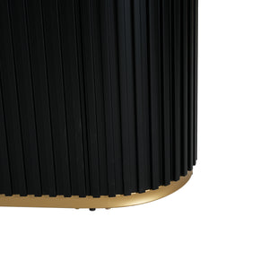 63"L Counter Table - Black