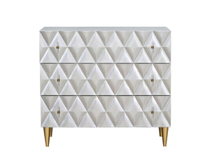 Anson - Console Cabinet - Silver / Champagne - Best Buy Furniture