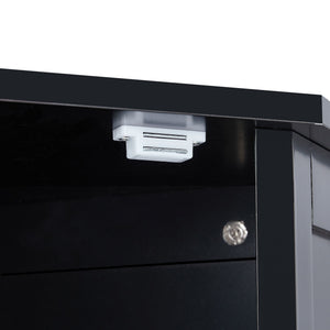 Bathroom Cabinet Triangle Corner Storage Cabinet With Adjustable Shelf Modern Style