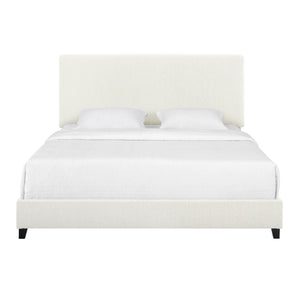 Platform Bed & Upholstered Headboard