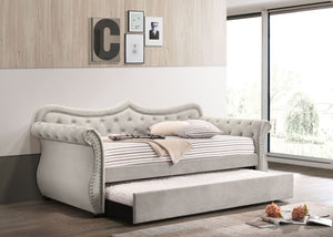 Adkins - Twin Daybed With Trundle - Beige - Best Buy Furniture