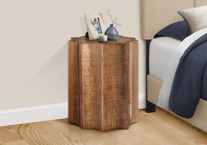 Drum Accent Side Table, Stylish Scalloped Design - Best Buy Furniture